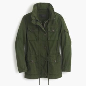 Jcrew women’s field mechanic jacket XS -army green